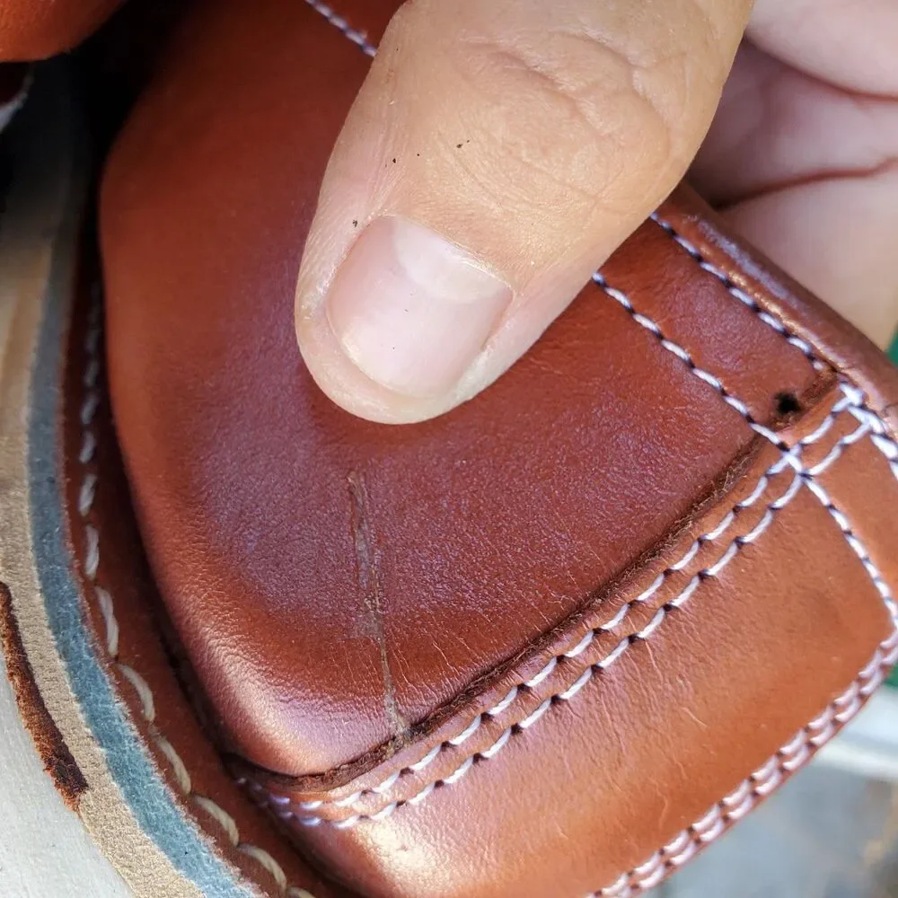 Mens Mexican Laces Leather Handmade Mexican Huarache Slip On Brown Leather